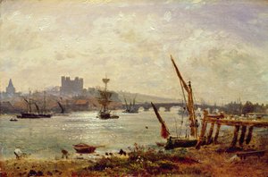 Rochester Cathedral and Castle, ca. 1820-30